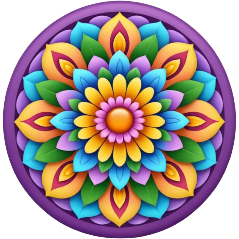 Mandala design  emoji