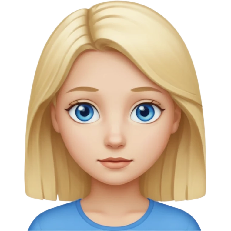 Girl blond emoji
