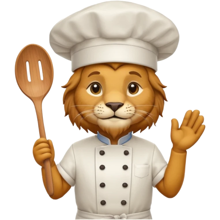 chef lion emoji