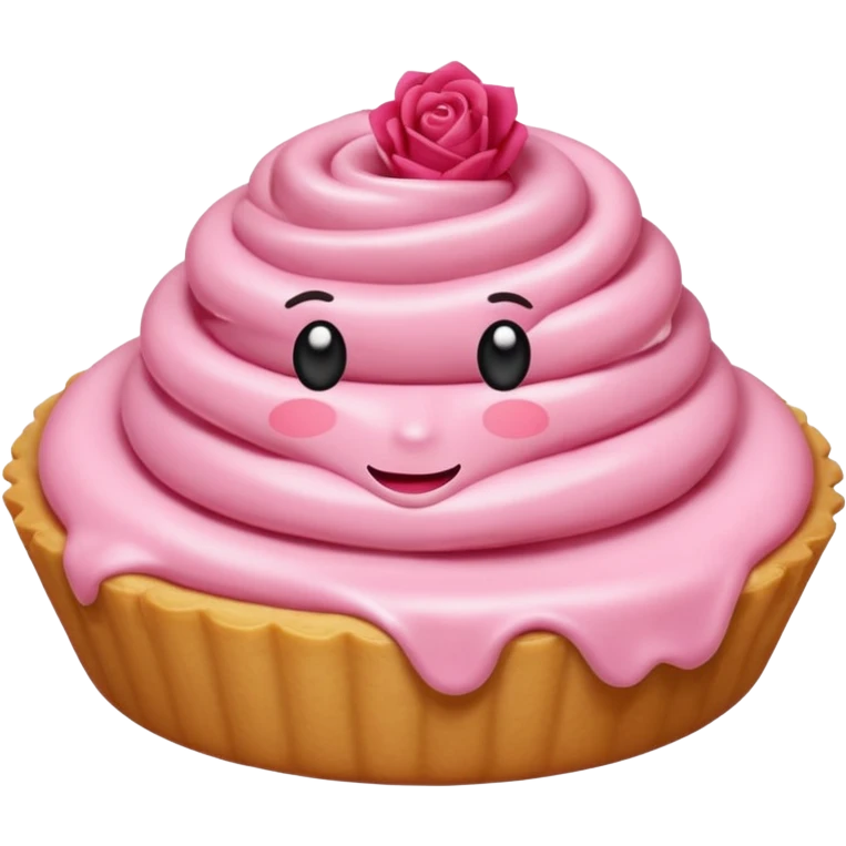 doce rosa emoji