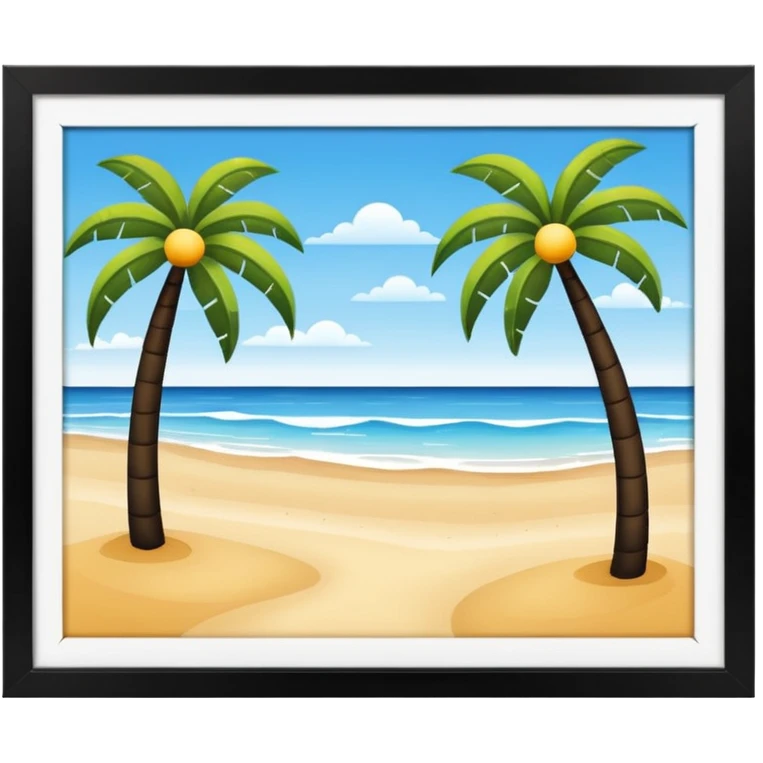 Beach emoji