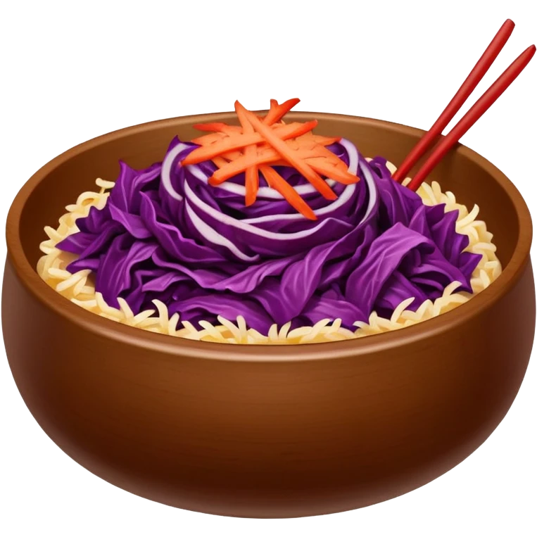 kimmchi dish brown bowl emoji
