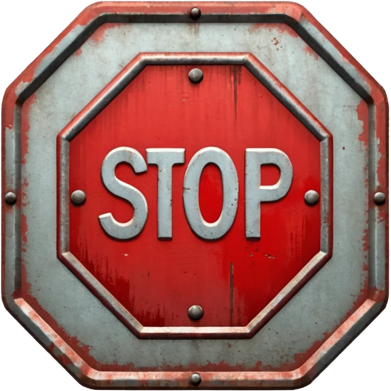 stop emoji