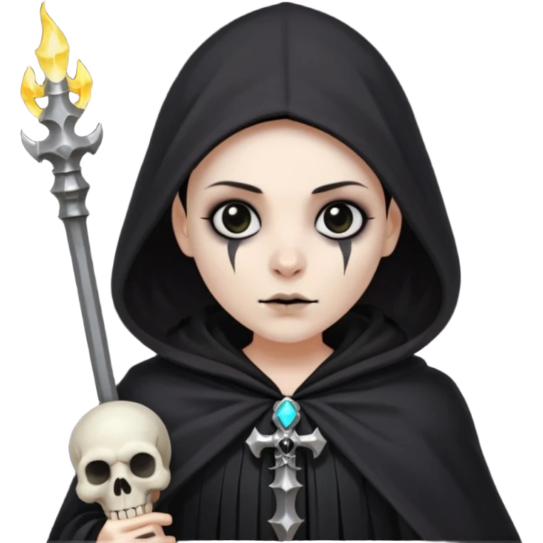 Dark necromancer – Skull staff














 emoji