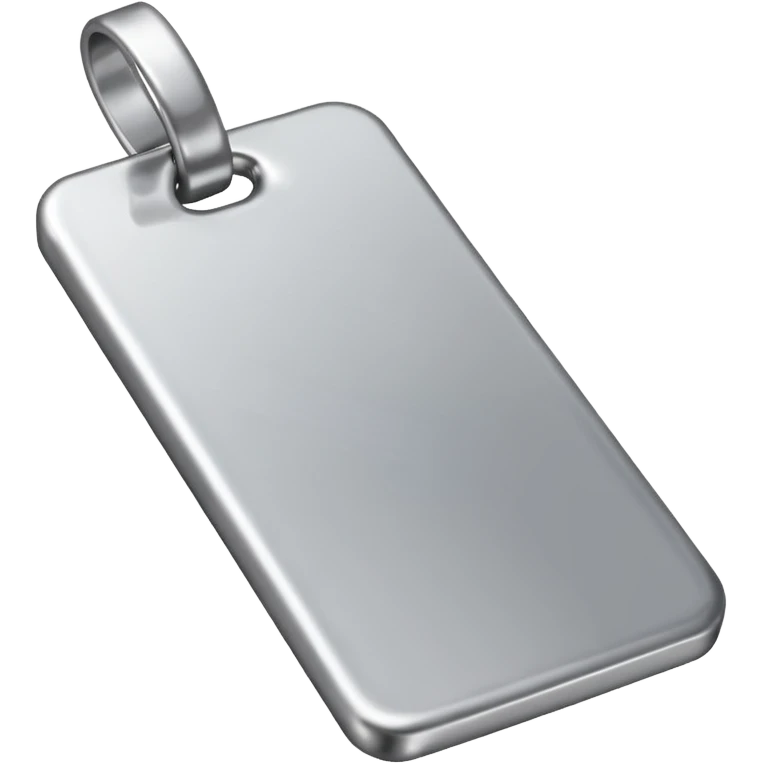silver bar, silver tag emoji