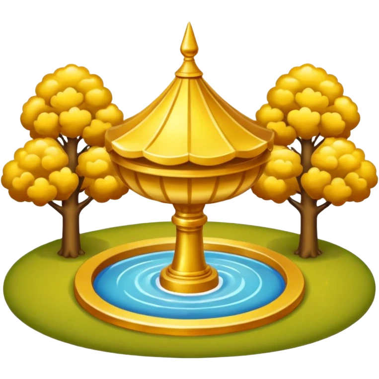 park golden icon emoji