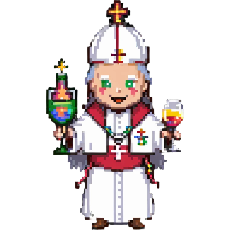 pope partying emoji