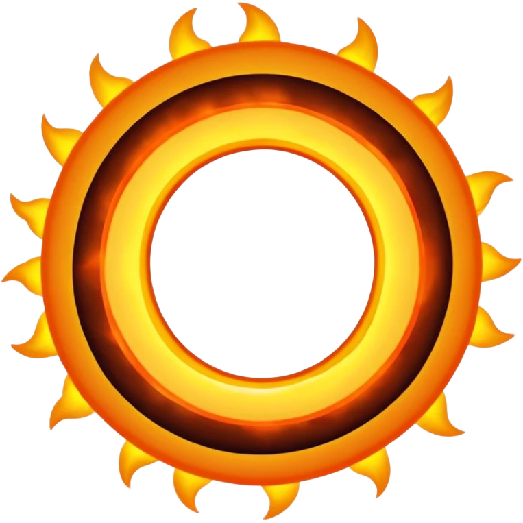 solar eclipse emoji