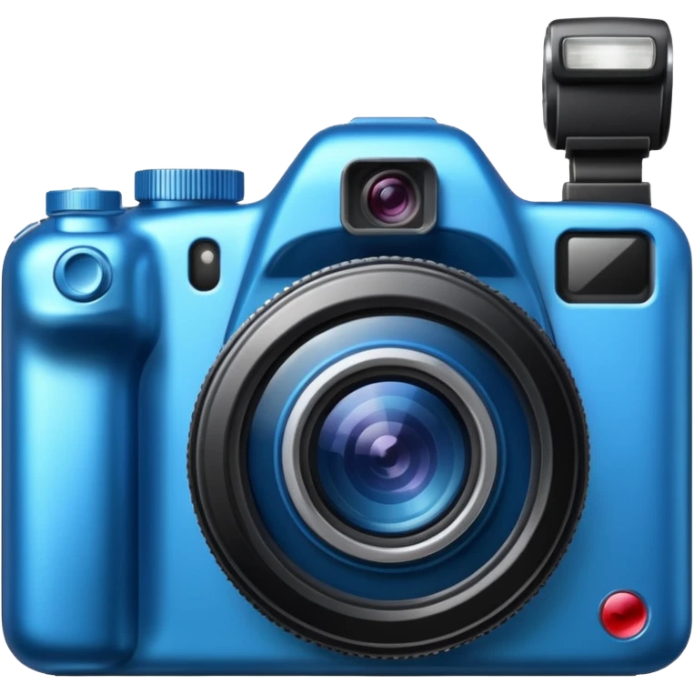 Camera blue emoji