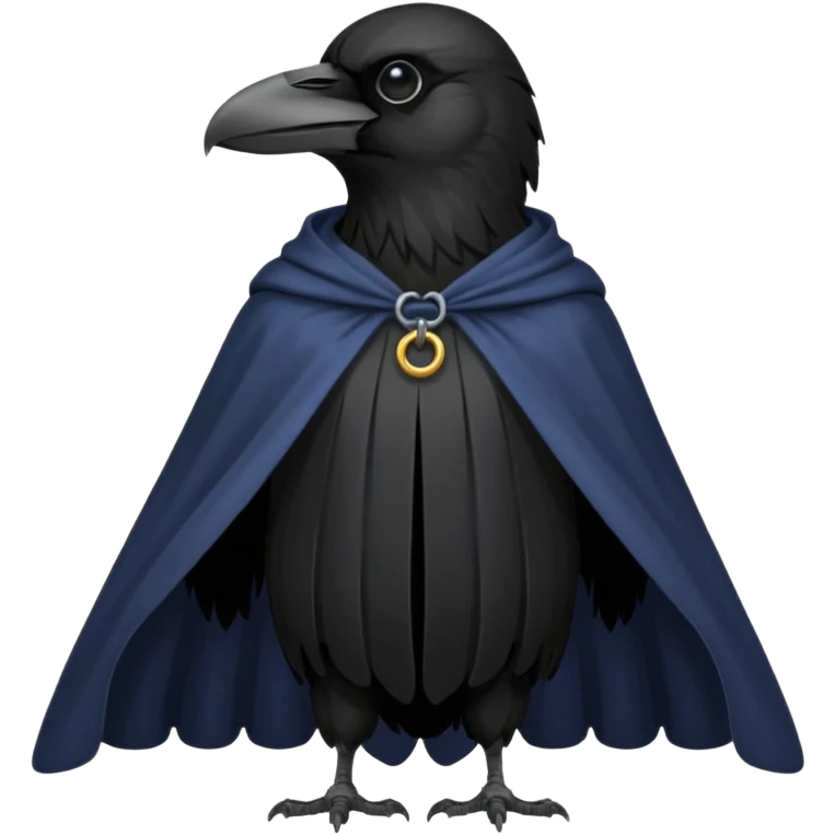 black raven cloak emoji