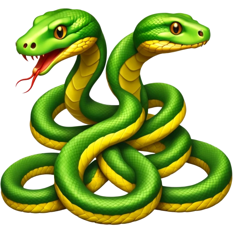 Three headed snake emoji