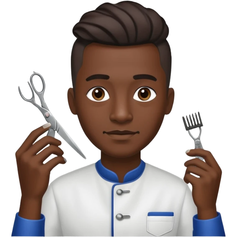 Street Barber emoji