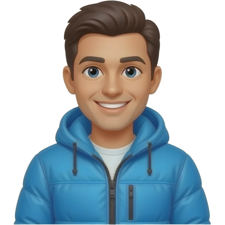 فعالینچت آبی یخیاین عکس را به ایموجی تبدیل کن ومتن زیر را رویچی آن بنویس:شروع emoji