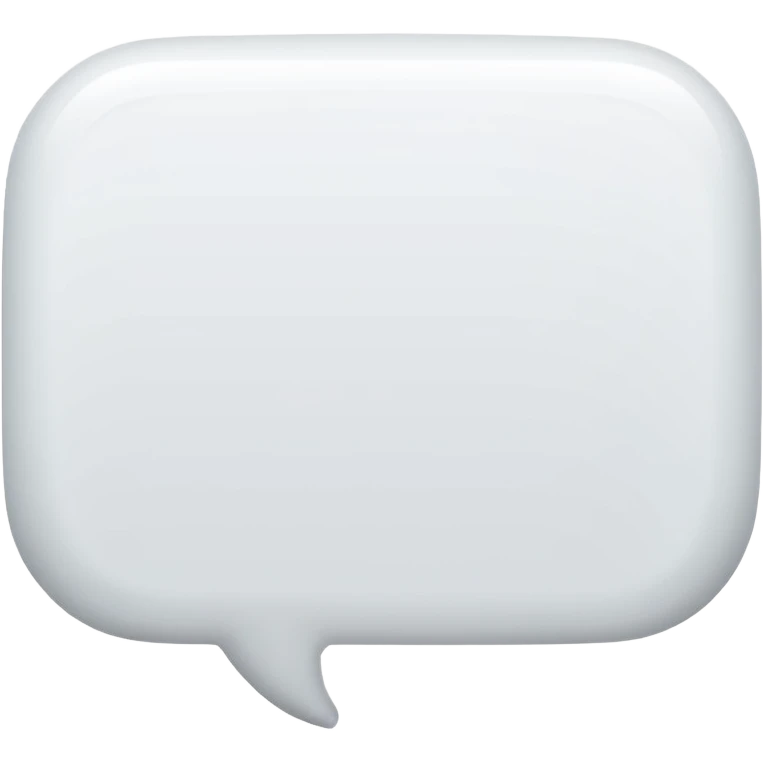 speech bubble emoji
