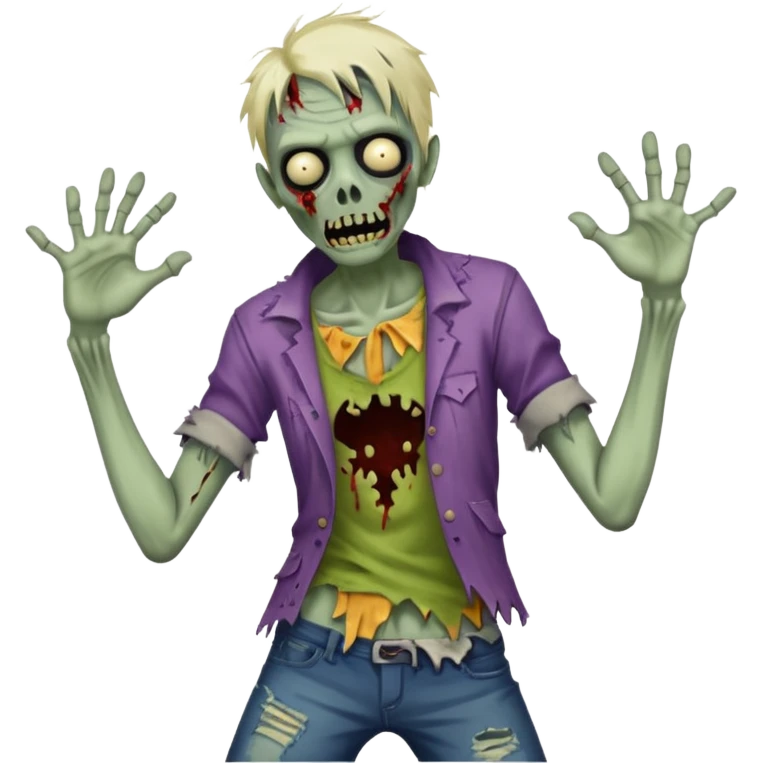 Dancing zombie emoji