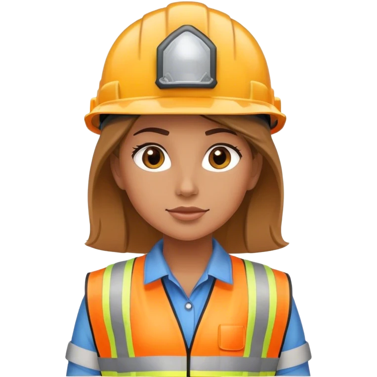Construction girl emoji