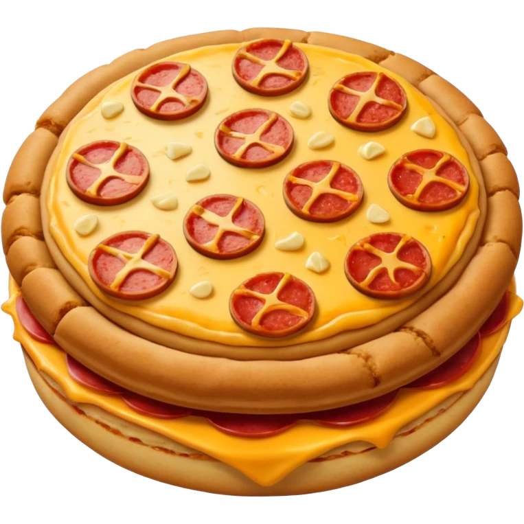 Pizza macaron emoji