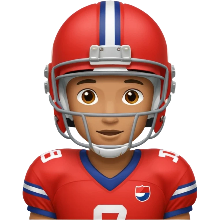 a football player in a match emoji