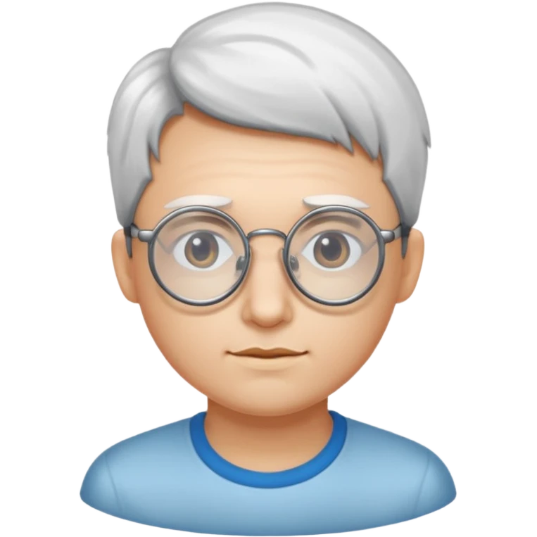 동그란 안경 emoji