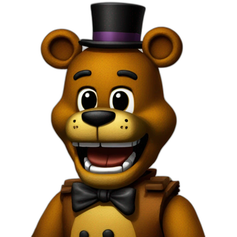Freddy Fazbear FNAF animatronic emoji | AI Emoji Generator