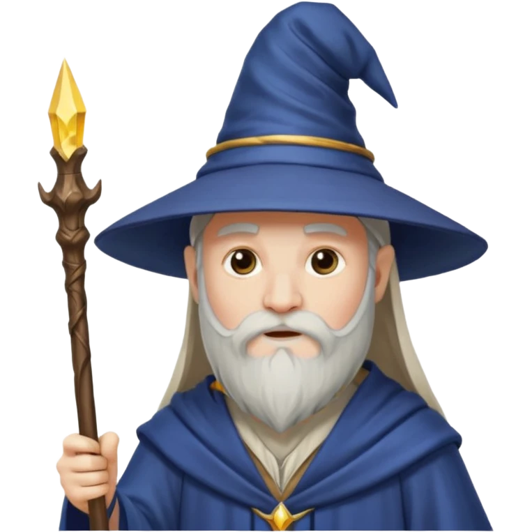 wizard with a staff emoji | AI Emoji Generator