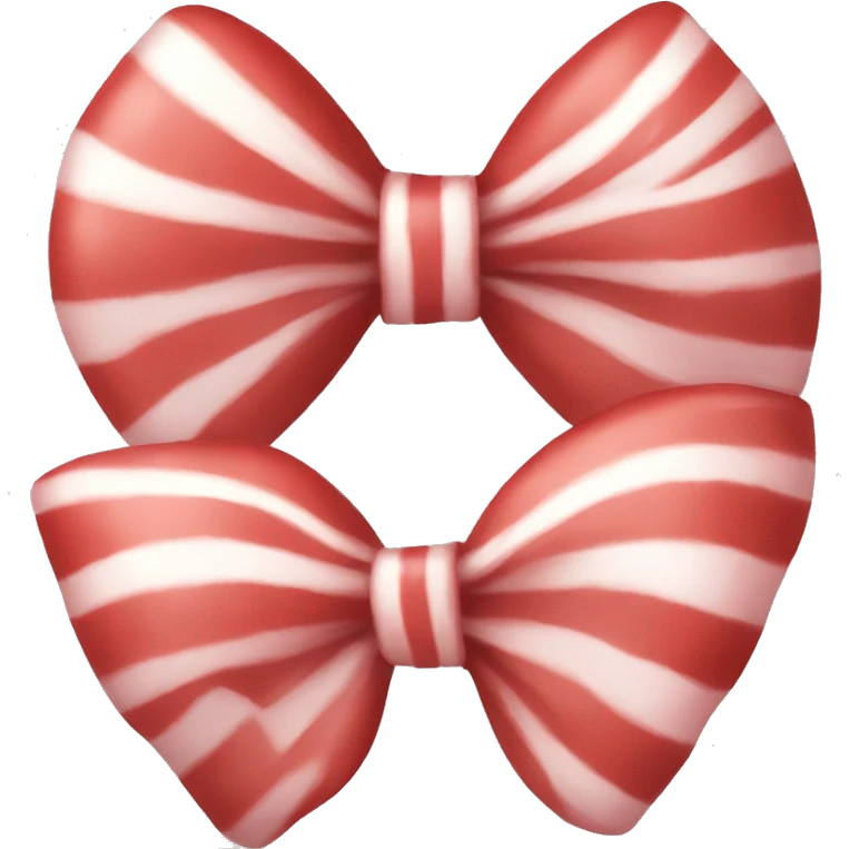  Peppermint bow red emoji