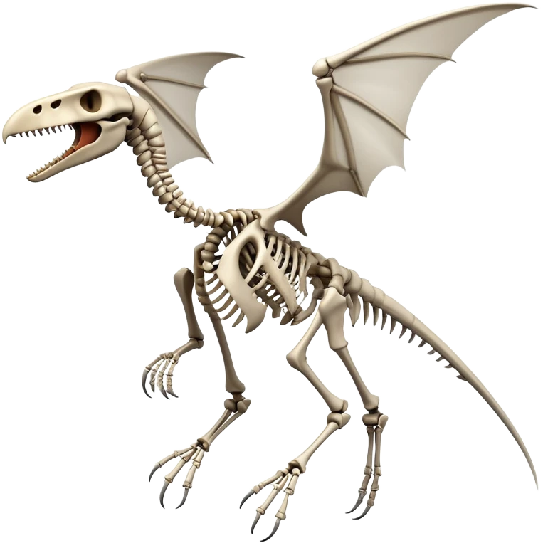 Pterodactyl skeleton emoji