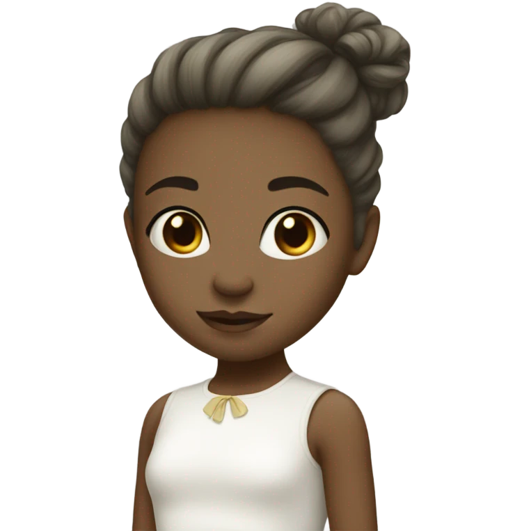 tutu olive white girl emoji