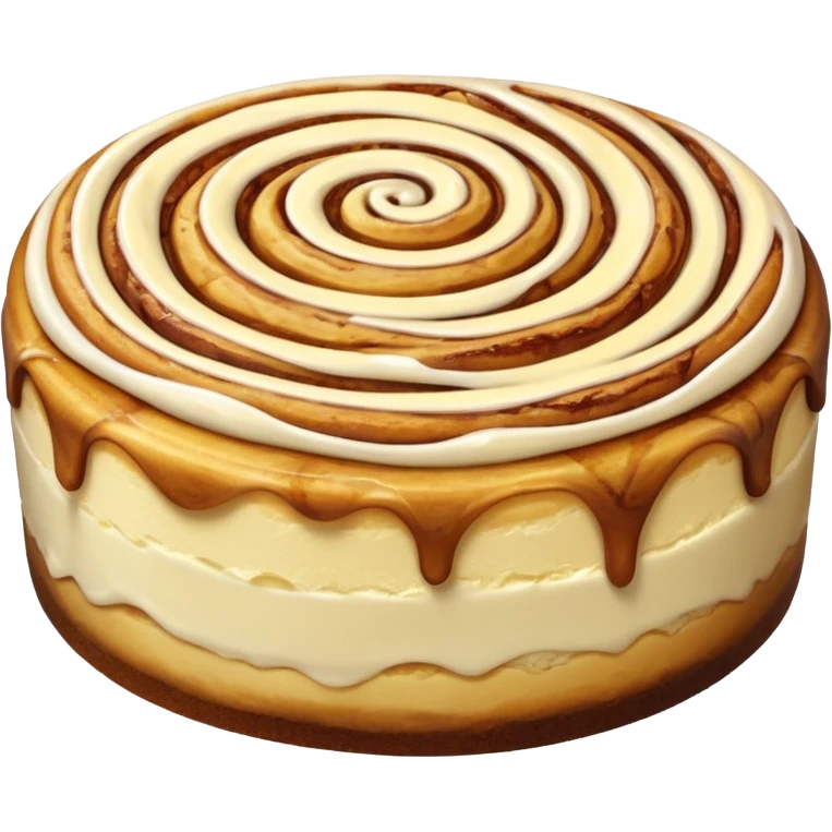cinnamon roll cheesecake emoji