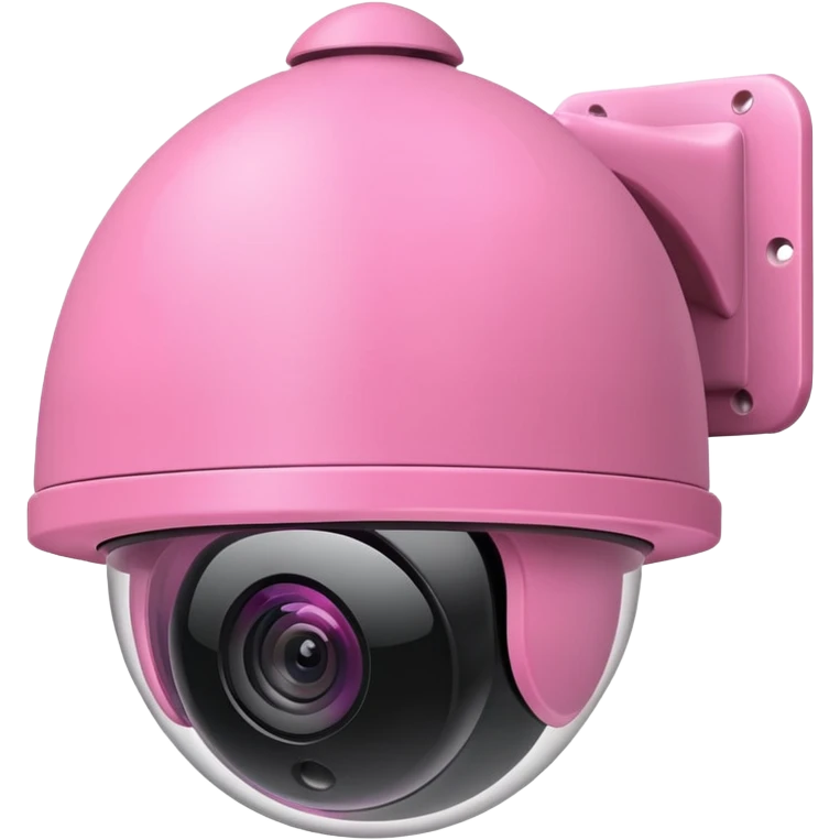 Security Camera pink  emoji