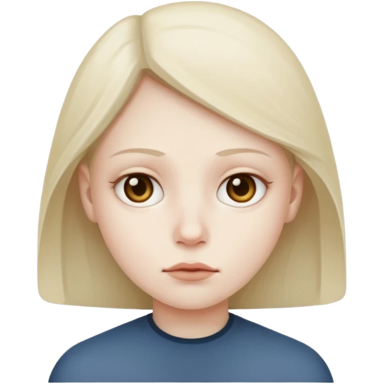 Silent face emoji