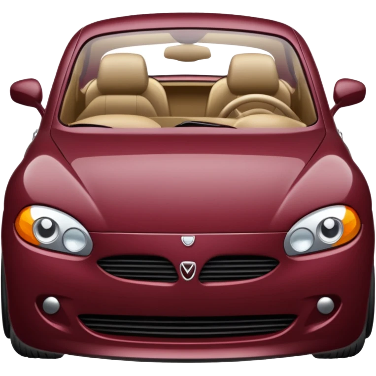 A maroon call emoji
