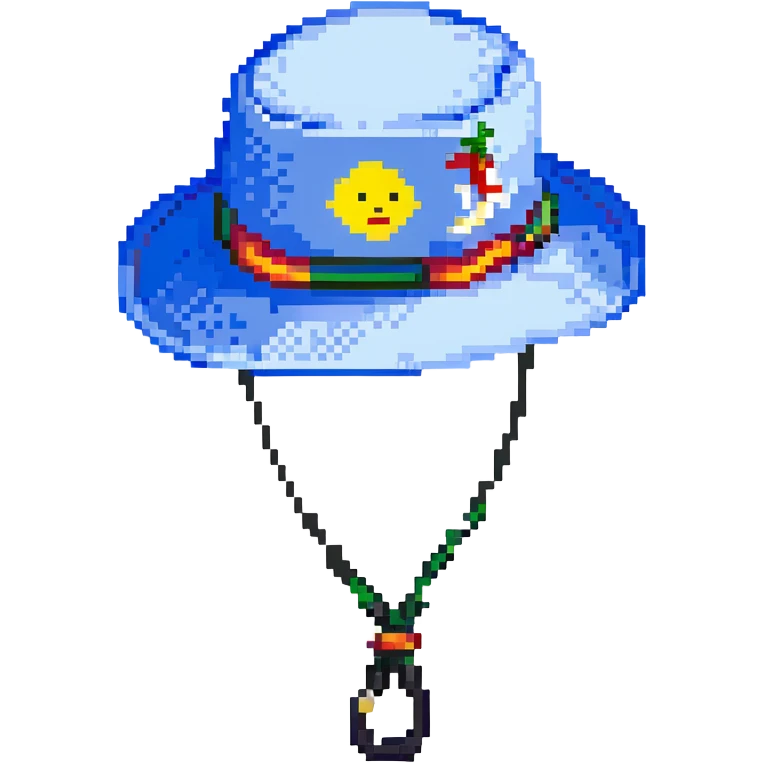 Синяя спортивная панамка со шнурком и надписью SPACEME, no background emoji