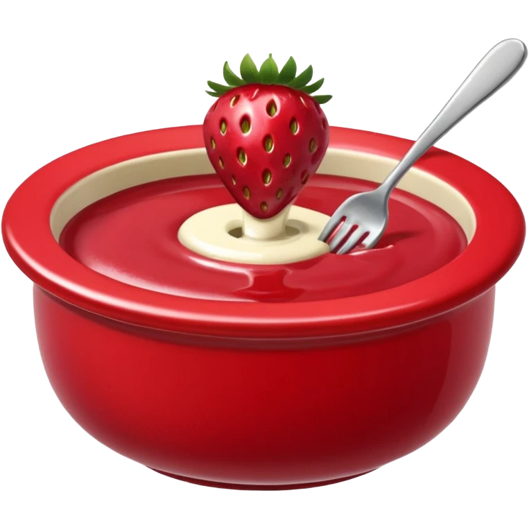 Strawberry Fondue emoji