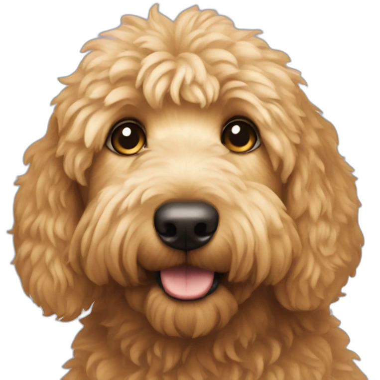 Golden doodle emoji