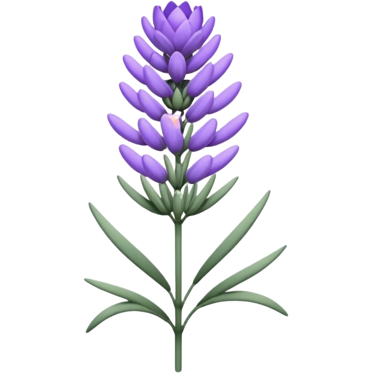 LAVENDER flower emoji