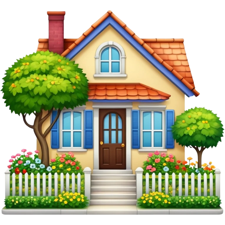 House front view emoji