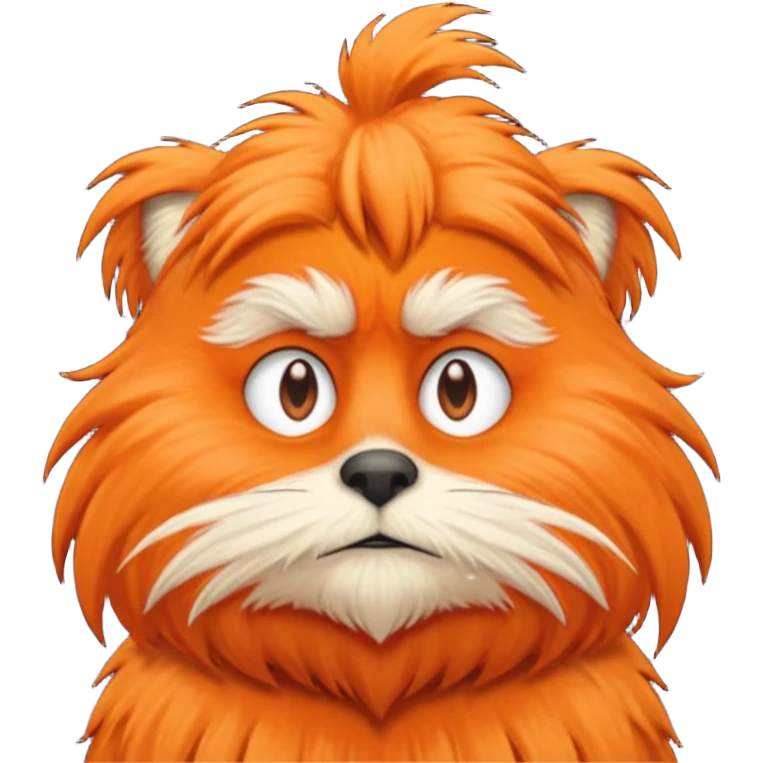 Ashby from tik tok as the lorax emoji