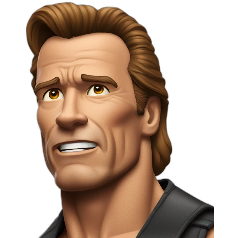 arnold chwarzenegger posing emoji