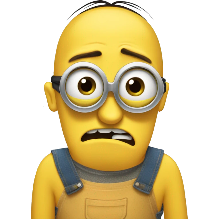 Minion crying  emoji