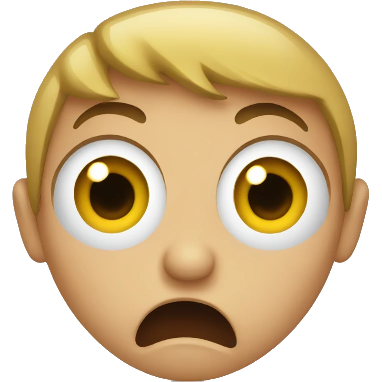 Scared emoji