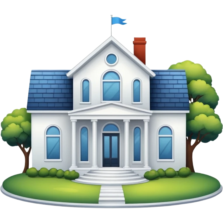 beautiful house emoji