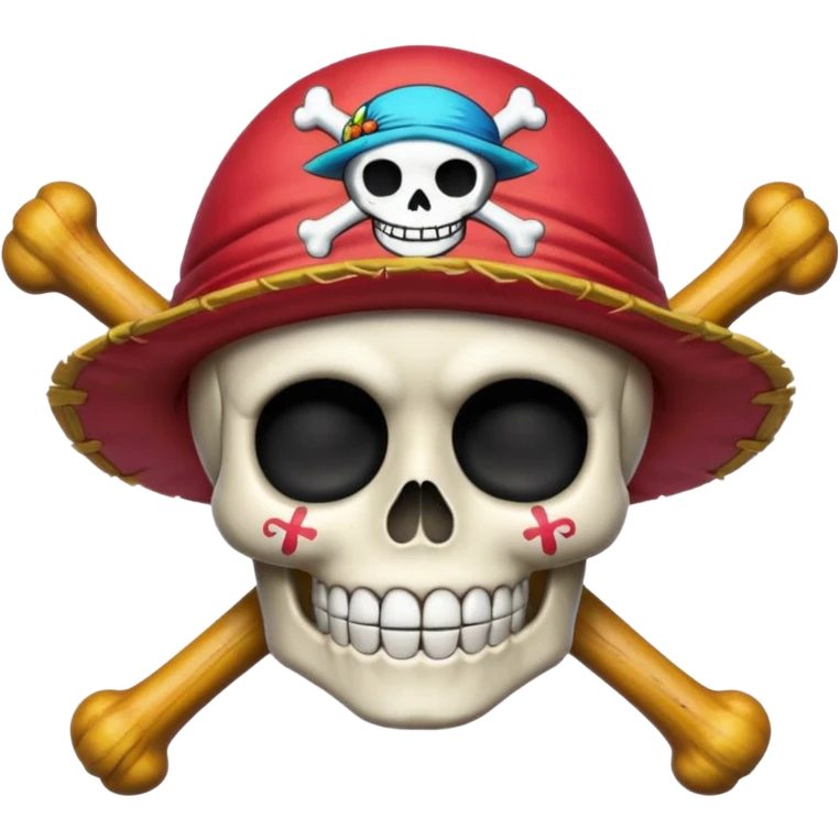One piece Luffy jolly roget emoji