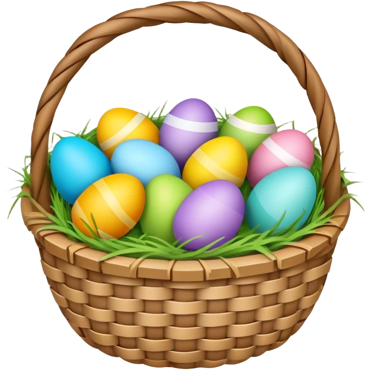 Easter basket emoji