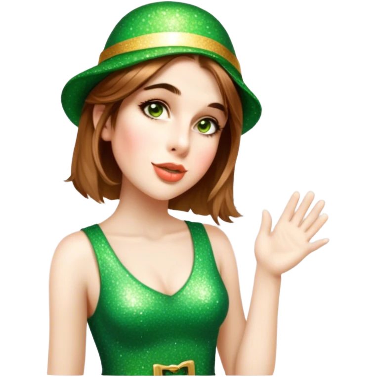 Sparkling Leprechaun emoji