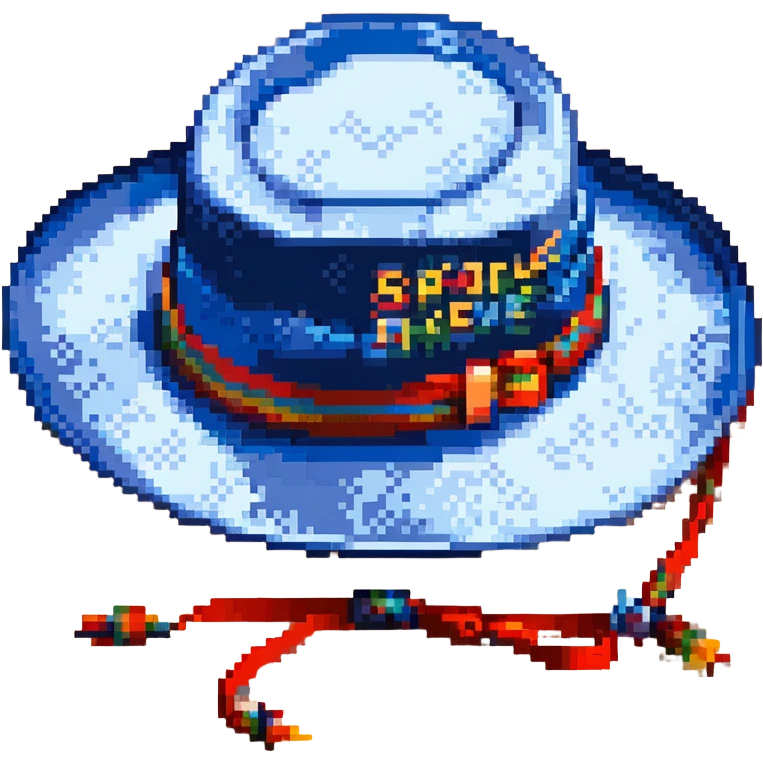 Синяя спортивная панамка со шнурком и надписью SPACEME, no background emoji