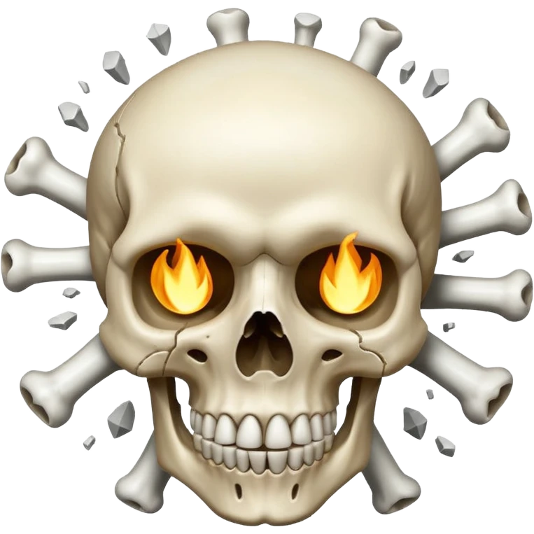 Exploding skull emoji
