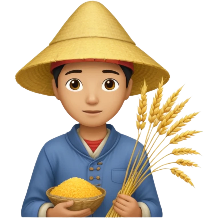 rice farmer emoji