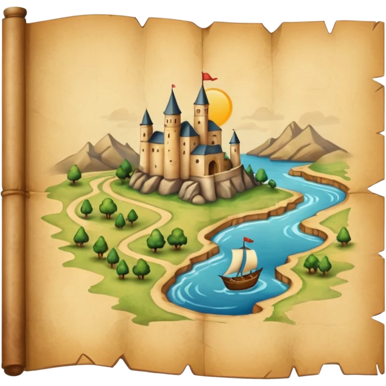 a map emoji