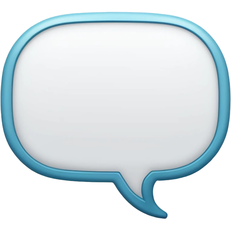 speech bubble emoji
